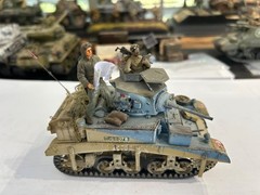WW2 British Mk Vl light tank built painted 1:35 Afican campaign