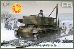 172 Bergepanzer III Easy Assembly Kit IBG Models 72059 Plastic Model kit