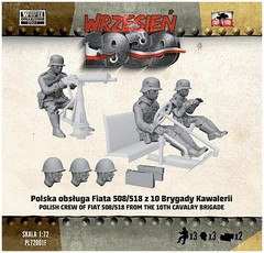 First to Fight 72001F Polish Crew of Fiat 508/518 from the 10th Cavalry Brigade