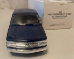 AMT/ERTL 1994 Chevrolet C-1500 Extended-Cab Pickup #6289 Blue Dealer PROMO NEW