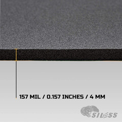 Liner 157 (4 Mm) Mil 36 Sqft Car Sound Deadening Closed Cell Foam & Heat Insulat