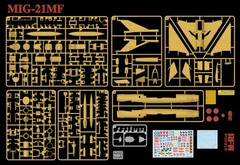 RYE FIELD Model RFM6001 1/48 Soviet MIG-21MF Fighter Precision Assembly Kit