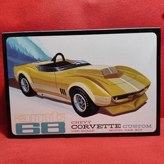 Racing Flip Up Gas Cap 1968 Chevy Corvette Custom 1:25 scale model car part