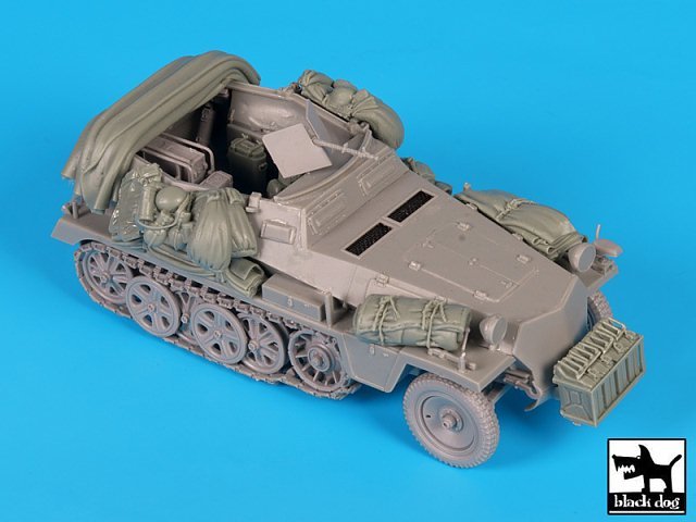 Black Dog 1/35 Sd.Kfz.250/3 “Greif” Half-track Accessories Set (Dragon) T35132