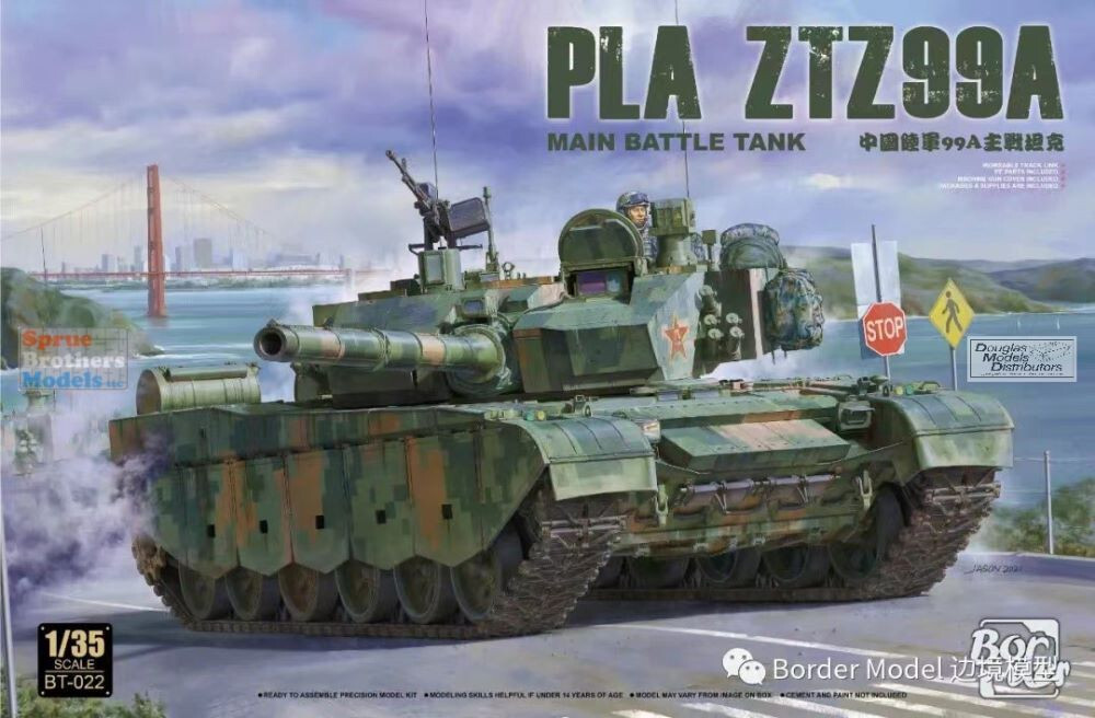 BDMBT022 1:35 Border Model PLA ZTZ99A Tank