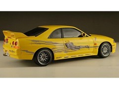 USCP 24T022 1/24 Nissan Skyline GTR R33 F&F Wheels and decal Resin kit