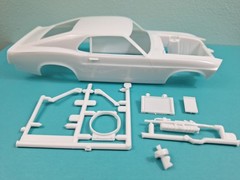 Revell AMT Ertl Monogram MPC 1/25 Model Part 1969 Boss Mustang 302 Body & Extras