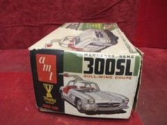 AMT MERCEDES BENZ 300SL GULL WING COUPE ORIGINAL 1965 ISSUE 1/25
