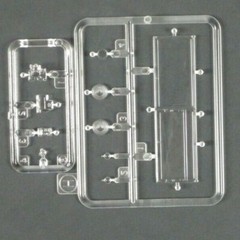 Dragon 1/35th Scale 3.7cm Flak 43 Clear Parts from Kit No. 6553