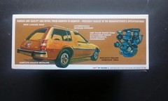 AMT 1977 AMC Pacer Wagon 1/25 Retro Deluxe Model Kit AMT1008 NIOB Sealed Parts
