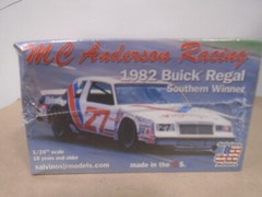 SALVINO MODELS #MCAB1982DA 1/25 SCALE “82 BUICK REGAL MC ANDERSON RACING NEW IN
