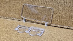 1977 FORD ECONOLINE VAN SUNROOF & PORTHOLES 1:25 Scale AMT NEW Model KIT PARTS