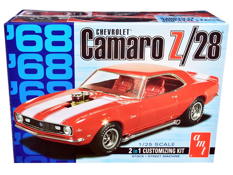 AMT AMT868 1/25 Skill 2 Model Kit 1968 Chevrolet Camaro Z/28 2-in-1