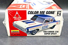 1:25 Lindberg Color Me Gone 1964 Dodge 330 SS Model Kit 72156 – New & Sealed