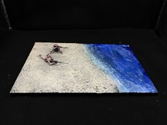1/35 Scale Military Diorama Base Terrain Display Model Soldiers Figures Diecast
