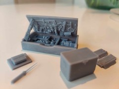 3D Printed 1/25 Supernatural 1967 Impala Trunk Weapon Detail Set for Baby AMT Ki