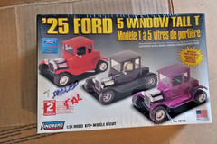 Lindberg 1925 Ford 5 Window Tall T 1/24 scale Factory Sealed