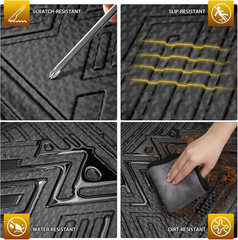 Trunk Mat for Toyota RAV4 2019-2025 Accessories(Include Hybrid&Gasoline), All We