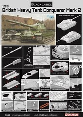DRAGON 3555 1/35 British Heavy Tank Conqueror Mark2