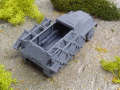 Roco Minitanks 1/87 Modified WWII German SWS/251 Halftrack W/Rockets Lot#9562B©