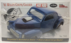 Testors ’41 Willys Coupe/Gasser 1:24 Metal Model Car Kit #7163 Painted NEW SEALE