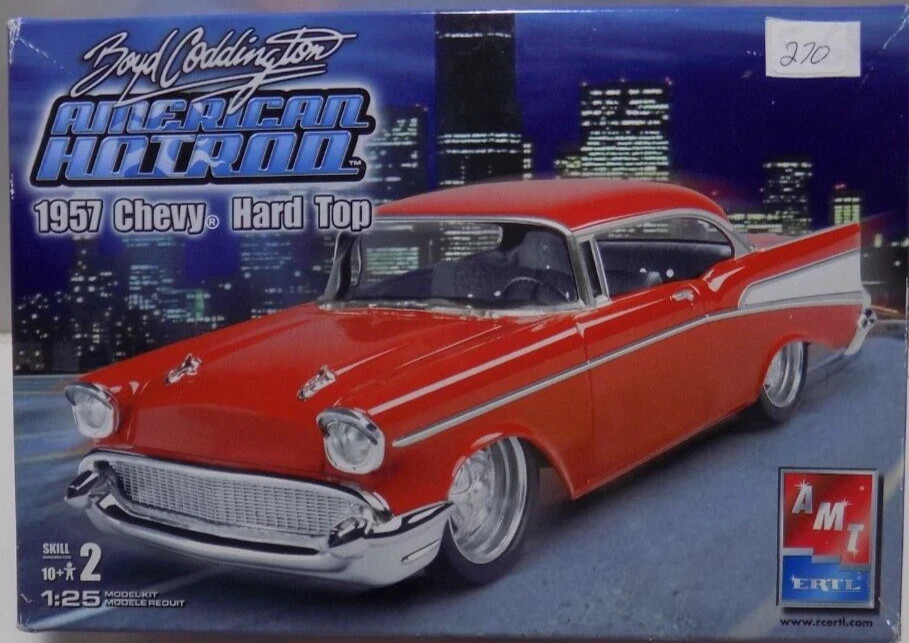 AMT ERTL Boyd Coddington American Hot Rod 1957 Chevy Hard Top 57 Model Car Kit