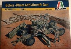 Italeri 6458 Bofors 40mm Anti Aircraft 1:35 4 Figures Included