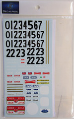 Decalpool 1/20 Lotus 72C F1 Gold Leaf Team 1970 Decal Sheet DP065 for Ebbro kit