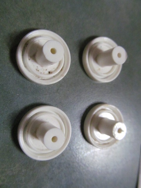 1965 Dodge Coronet original issue AMT Model car wheel backs
