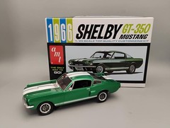 AMT1491 MODEL KIT 1966 SHELBY MUSTANG GT-350 – 1/25 SCALE MODEL KIT NEW IN BOX
