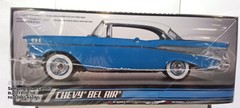 1957 Chevy Belair 2 Door Hard Top 283 V8 Engine 1:25 Model Kit AMT638M/12