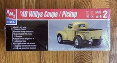 AMT 1/25 Scale Kit 40 WILLYS COUPE / PICKUP #31221 (sealed)