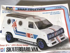 RARE Vintage 1/20 REVELL PEPSI SKATEBOARD VAN No. 6401 NOS FACTORY SEALED 1979