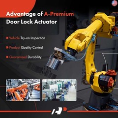 A-Premium Door Lock Actuator Compatible with Honda Civic 1996-2000 4-Door Sedan