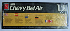 AMT 1:25 Scale 1951 Chev Bel Air “3in1” Model Kit #6607 Sealed Box NOS 1986