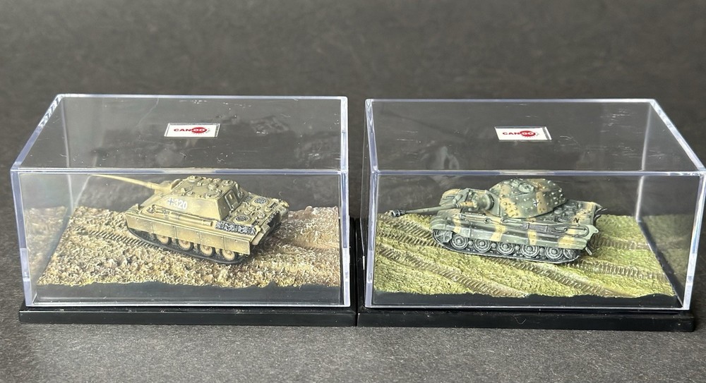 Dragon Models 1:144 Can.Do WWII German King Tiger & Jagdpanther Tank Destroyer