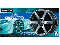 Aoshima Models 1/24 19inch AVS Model T6 Wheels and Tyres Set