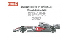1/20 Scale Studio 27 McLaren F1 MP4/22 Canada & US GP 2007 Resin Model Kit