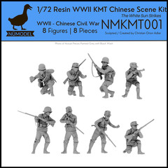 NUMODEL NMCHI001| 1/72 Resin WWII Chinese Civil War Kuomintang Soldier Scene Kit
