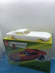 Ford LongNose Mustang Hard BODY W Tinted Glass Slot Car? 1:25 LBR Model Parts