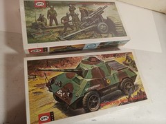 UPC Scorpion Swiss Armored Assault Car and 105 Howitzer sealed lot 2