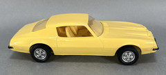1974 Pontiac Firebird Formula 400 Yellow Dealer Promo Model Car
