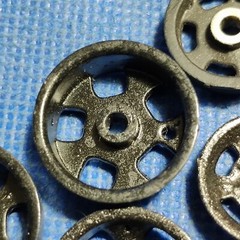 🌟 Slotted Mag Wheels 1:25 or 1:24 Scale 1000s Model Car Parts 4 Sale