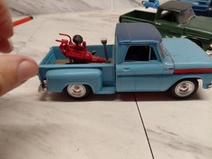 Model Junkyard/parts Plastic ,Nice Custom Car Lot Of 4 Custom Hot Rods Trucks
