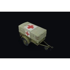 Miniart #35443 1/35 G-518 US 1t Cargo Trailer w/Canvas Ben Hur