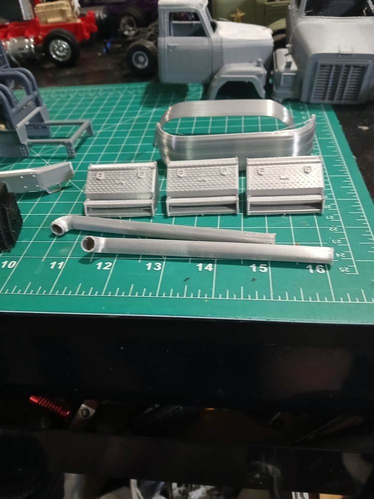 1/25 model semi truck parts