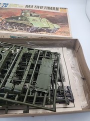 Vintage Fujimi Bachmann 1/76 M4 Sherman U.S. Army Medium Read Description