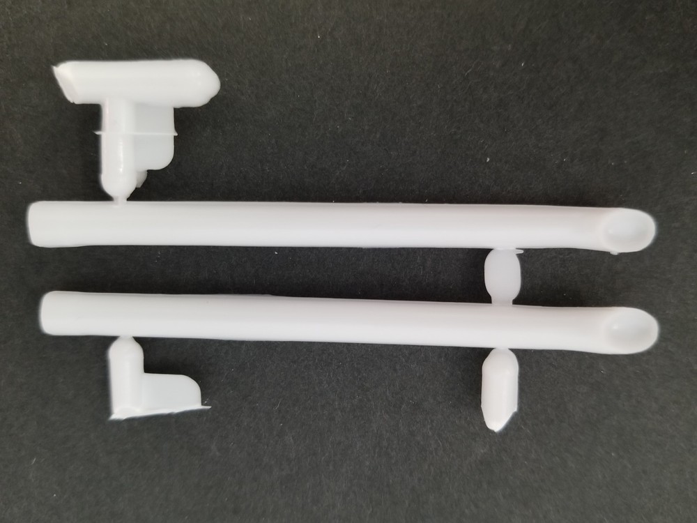 1966 Malibu SS EXHAUST SIDE PIPES for Revell Monogram 1:24 Model 66 Chevelle