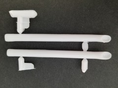 1966 Malibu SS EXHAUST SIDE PIPES for Revell Monogram 1:24 Model 66 Chevelle