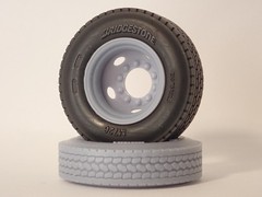 1 /25 Scale Big Rig Semi Truck 22.5″ Bridgestone M726 Drive Tires